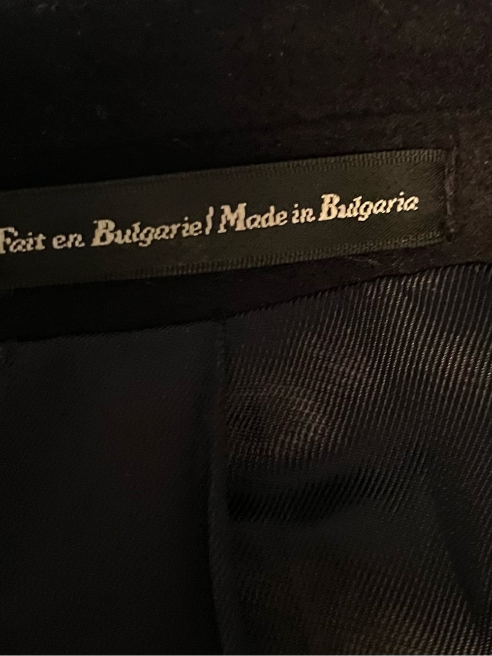 Oscar de la Renta Black Double-Breasted Pea Coat - Picture 8 of 8